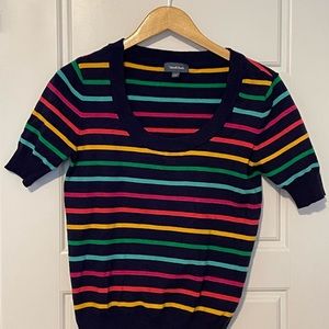 Modcloth striped Charter School Scoop Neck Striped Sweater